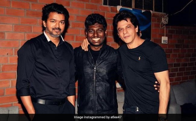 Atlee with Sharukh and Vijay