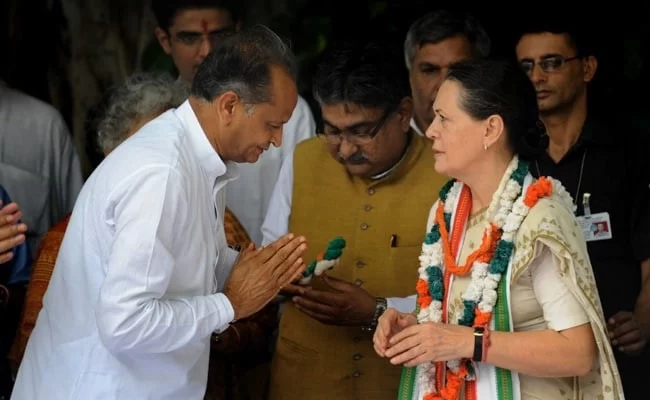 Gehlot and Sonia