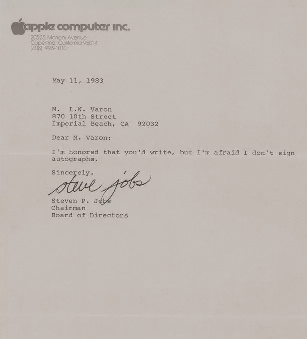 <strong>Steve Jobs Was Once Asked For His Autograph, His Reply</strong>