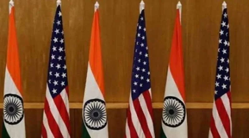 India and USA flags