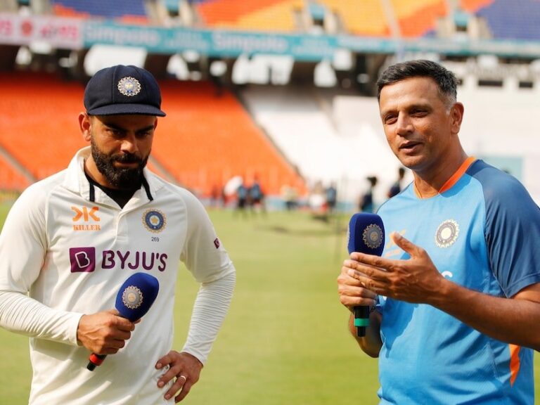<strong>Virat Kohli Gives "Brutally Honest" Answer To Rahul Dravid's Question On Century Drought</strong>