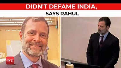 <strong>Rahul Gandhi says has to speak overseas about India’s problems as he’s not allowed to speak in India; slams Jaishankar for China remarks</strong>