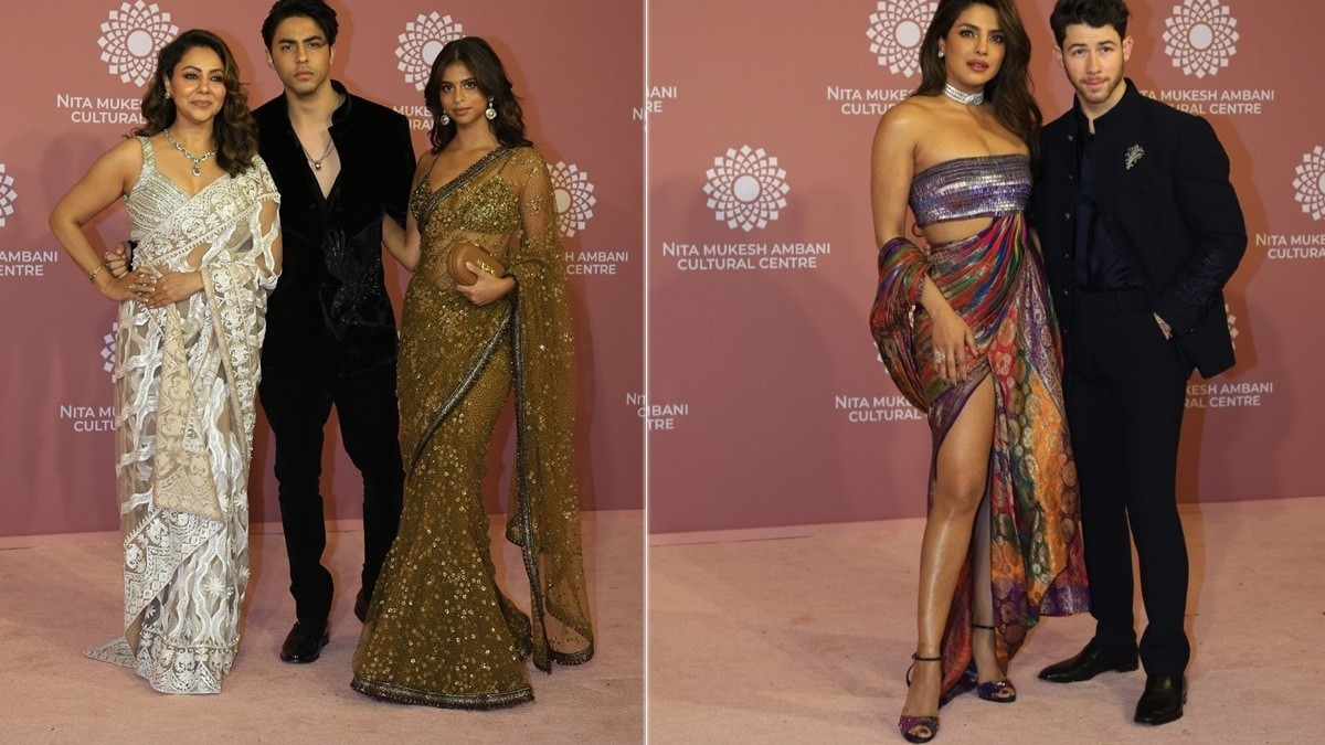 Priyanka-Nick, Gauri-Aryan-Suhana, Salman, Aishwarya-Aaradhya And Others At Ambani Event