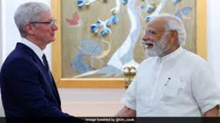 We Share Your Vision Of...": Apple CEO Tim Cook Meets PM Modi