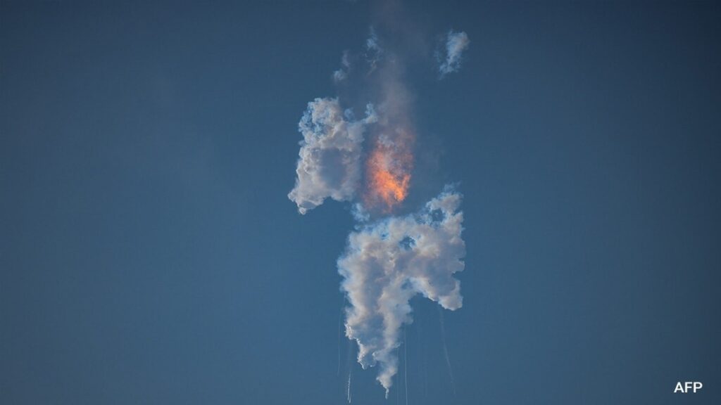 Watch The Moment Elon Musk's Starship Exploded During Test Flight