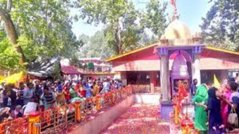 Harmony and Devotion Unite: A Glorious Celebration at Kheer Bhawani Temple