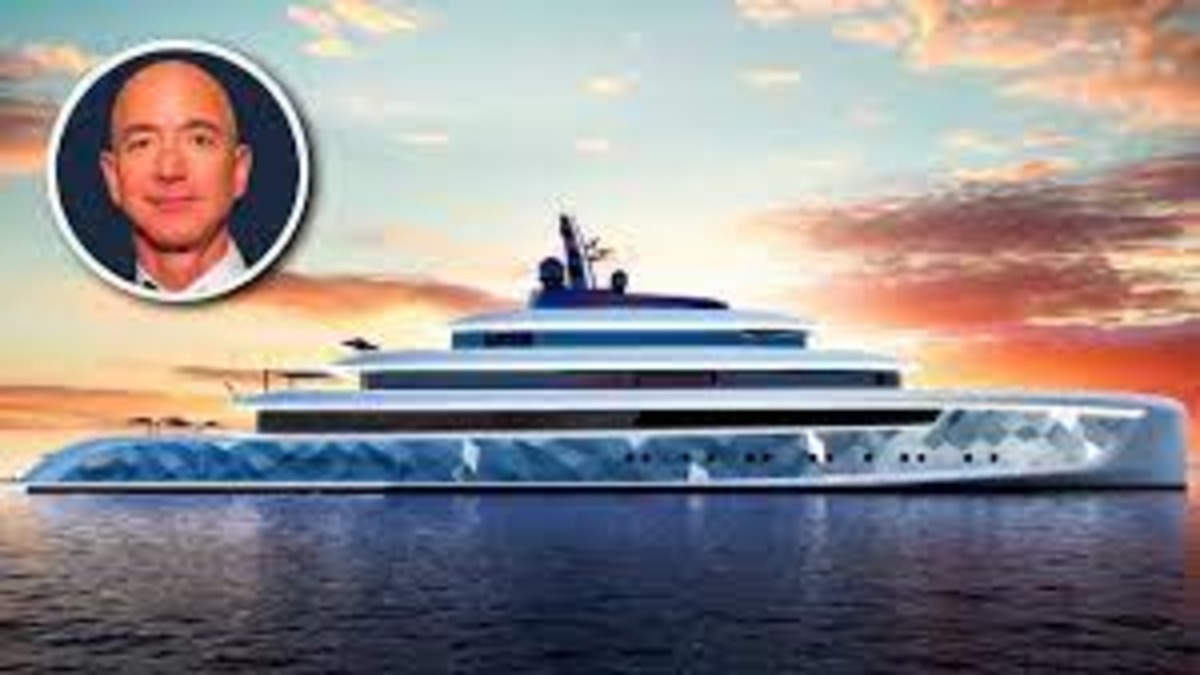 "Bezos's $500 Million Yacht Getaway Amidst Amazon Layoffs: A Tale of Inequality and Luxury