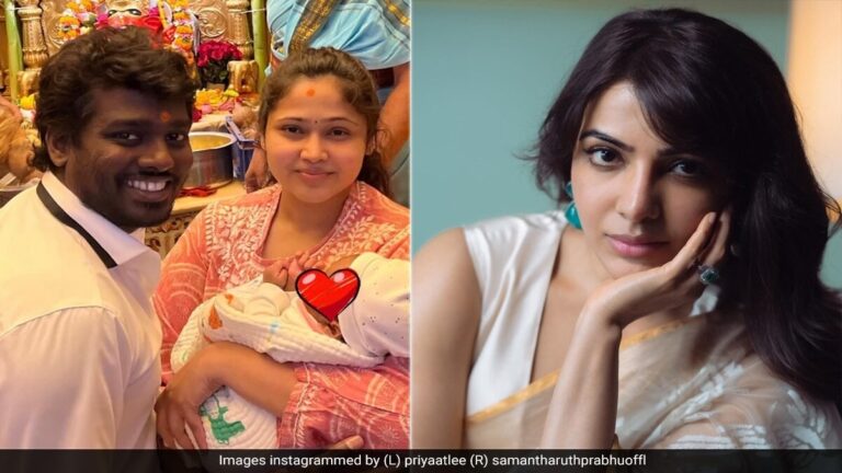 Samantha Ruth Prabhu Has The Sweetest Response To Jawan Director Atlee's First Pic Of Son