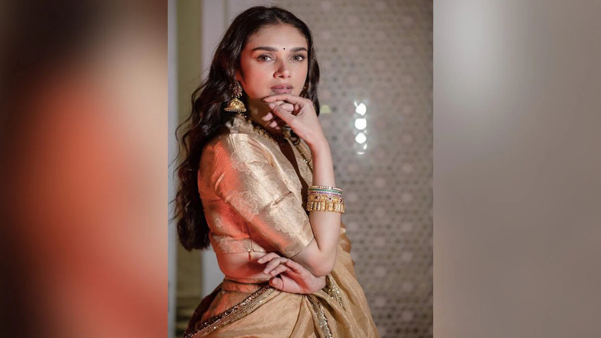 "Aditi Rao Hydari's Mesmerizing 'Molten Gold' Look Leaves Fans in Awe!"