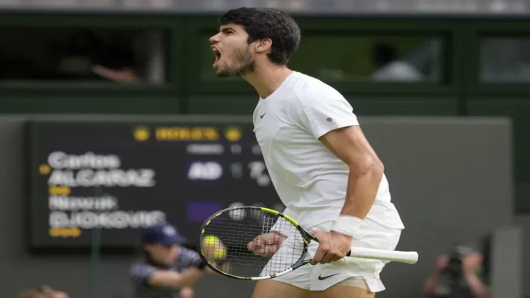 "Carlos Alcaraz Upsets Novak Djokovic to Win Wimbledon: A Triumph of Youth and Determination"