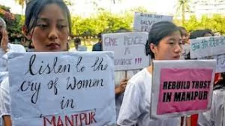 "Outrage in Manipur: Condemning Sexual Assault Amid Ethnic Violence"