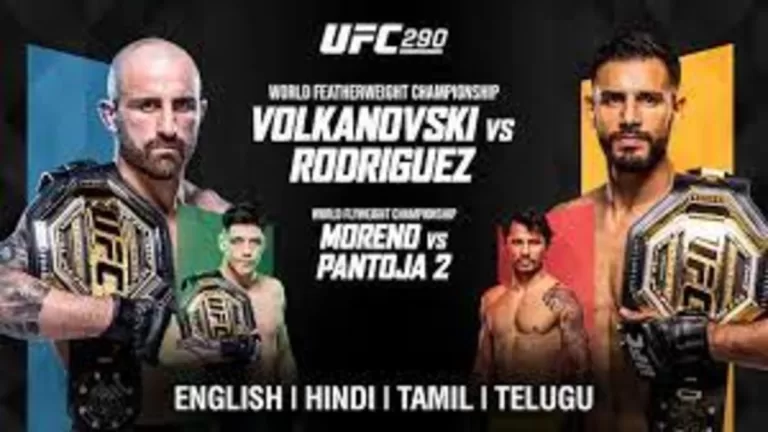 Thrilling Action at UFC 290: Volkanovski vs. Rodriguez!