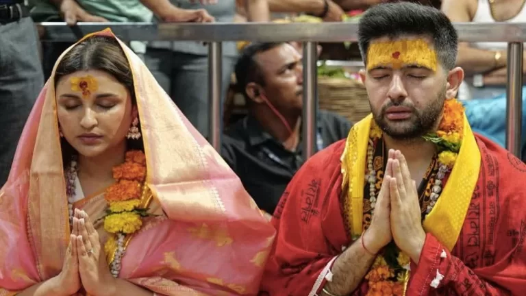 Celebrity Couple's Spiritual Journey: Parineeti & Raghav's Temple Visits