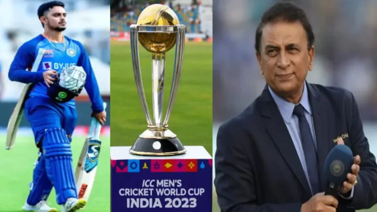 "Cricket World Cup 2023: Gavaskar's Pick and India's Hopes"