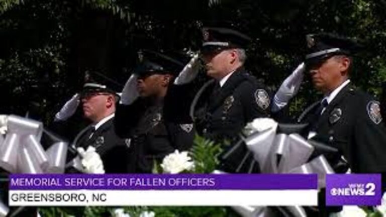 "Tragedy Strikes: Honoring the Fallen Officer in Greensboro 💔👮‍♂️