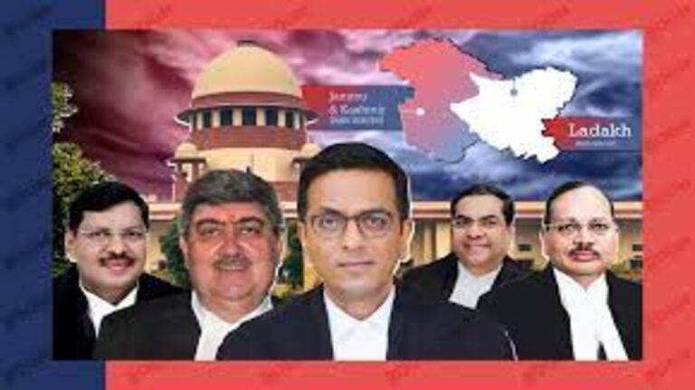 "Supreme Court Verdict on Article 370: Decoding the Landmark Case with Far-Reaching Implications"