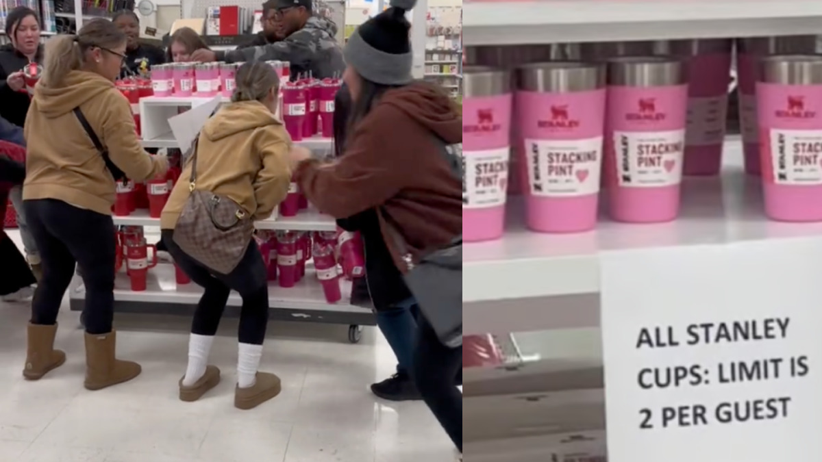 "Valentine's Day Stanley Cup Frenzy at Target Sparks Shopping Chaos! 💖🛒