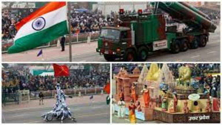 "Revel in Splendor: The Unforgettable 75th Republic Day Parade with French President Macron 🇮🇳✨"