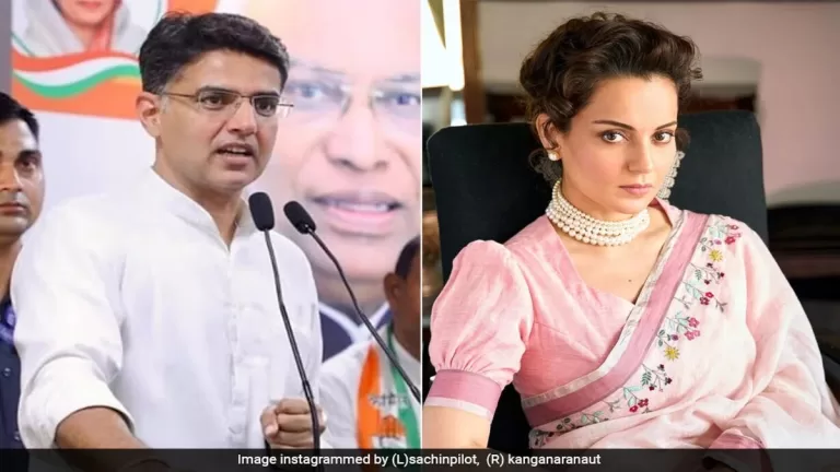 "Taking a Stand: Sachin Pilot on Political Discourse and Dignity in the Kangana Ranaut Controversy"