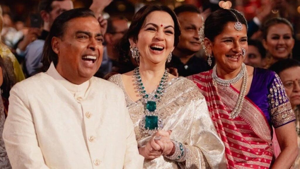 Some pictures from the Ambani pre-wedding ceremony