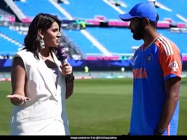 "Jasprit Bumrah and Sanjana Ganesan's Adorable On-Camera Moment Steals Hearts After T20 World Cup Victory"