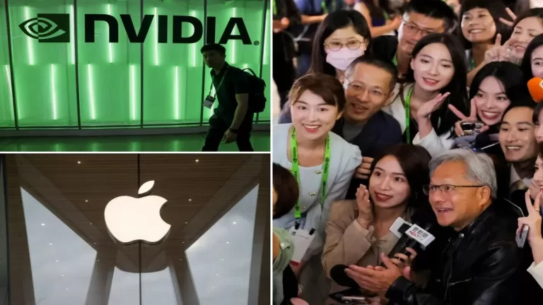Nvidia Value Surges Past $3tn, Overtakes Apple