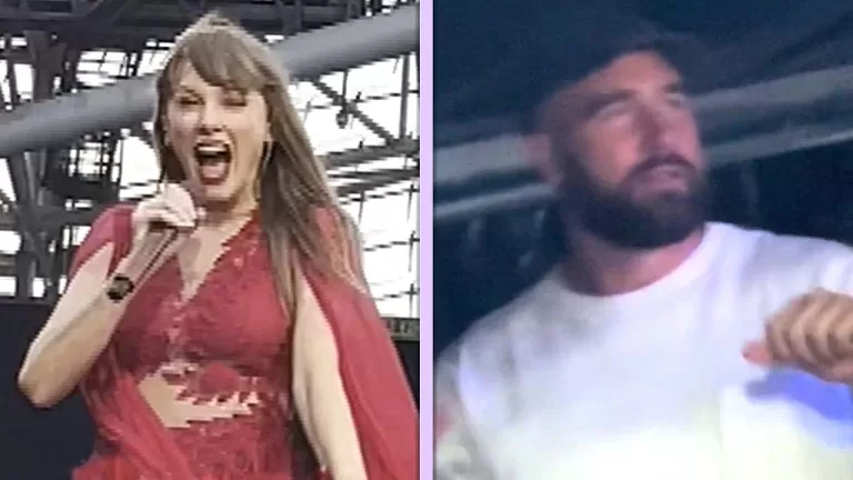 "Travis Kelce Surprises Taylor Swift with Sweet Kiss at Amsterdam Eras Tour!"
