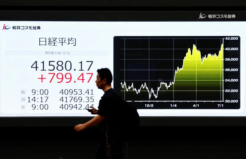 "Asian Markets Tumble Amid Trade Tensions, Yen Soars to Six-Week High"