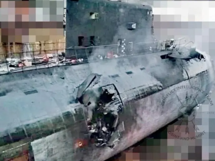 "Ukrainian Missile Strikes Russian Submarine 'Rostov-On-Don' for the Second Time in 11 Months!"