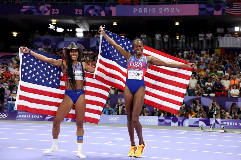 "Team USA Triumphs with Gold and Bronze in Women’s Long Jump at the Paris Olympics!"