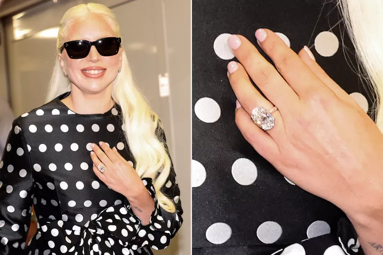 Lady Gaga Flashes Her Massive Diamond Engagement Ring from Fiancé Michael Polansky at Venice Film Festival