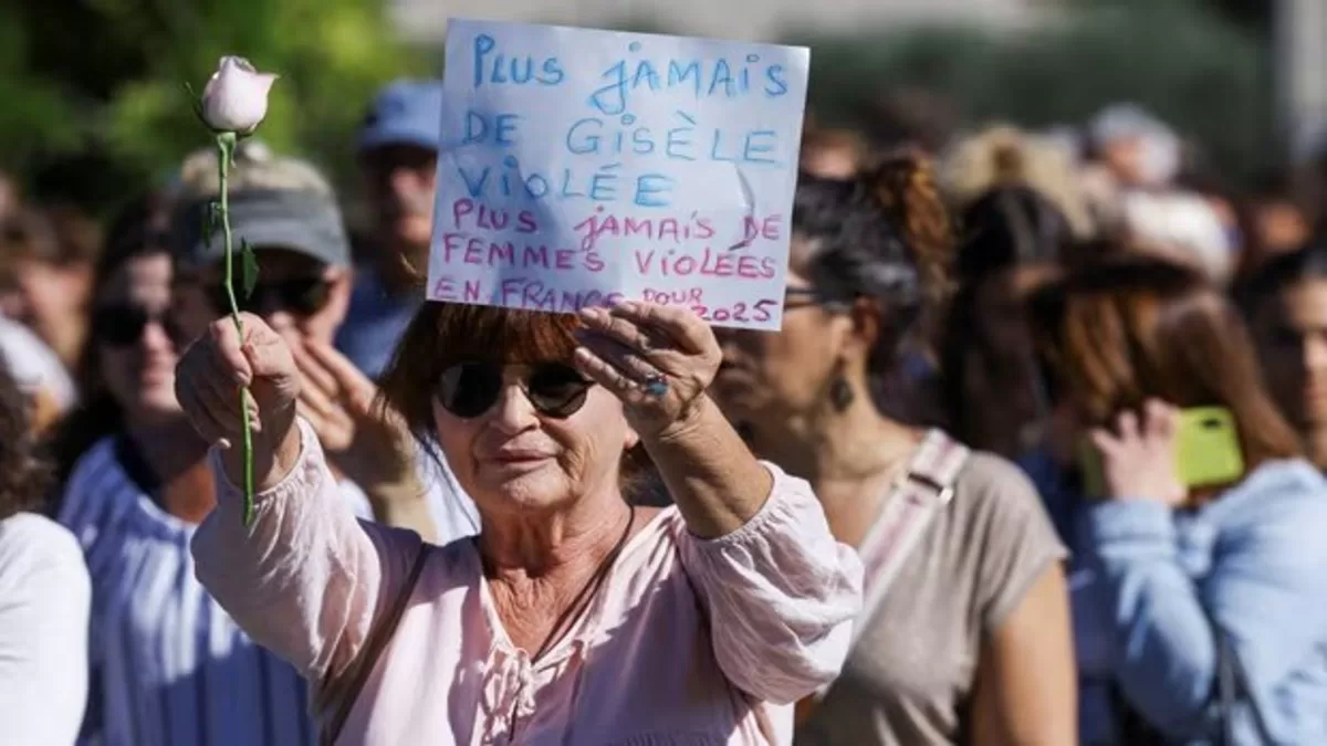 "Silent March in France: Hundreds Rally Behind Gisèle Pelicot in Shocking Rape Case"