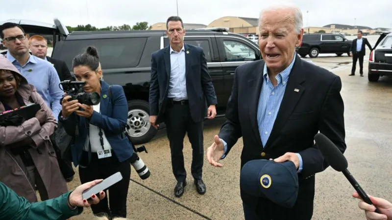 "Biden Says No to Israeli Strikes on Iran Nuclear Sites Amid Rising Conflict"