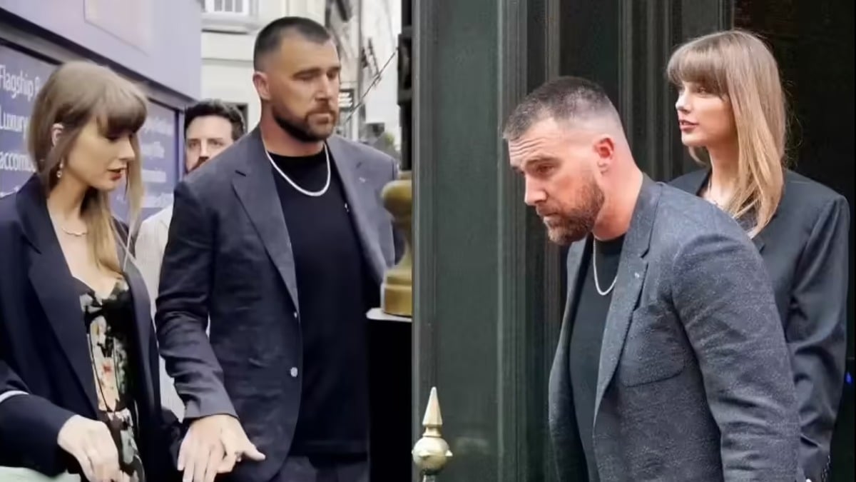 Taylor Swift and Travis Kelce Turn Heads in Matching Blazers During Romantic London Dinner Date