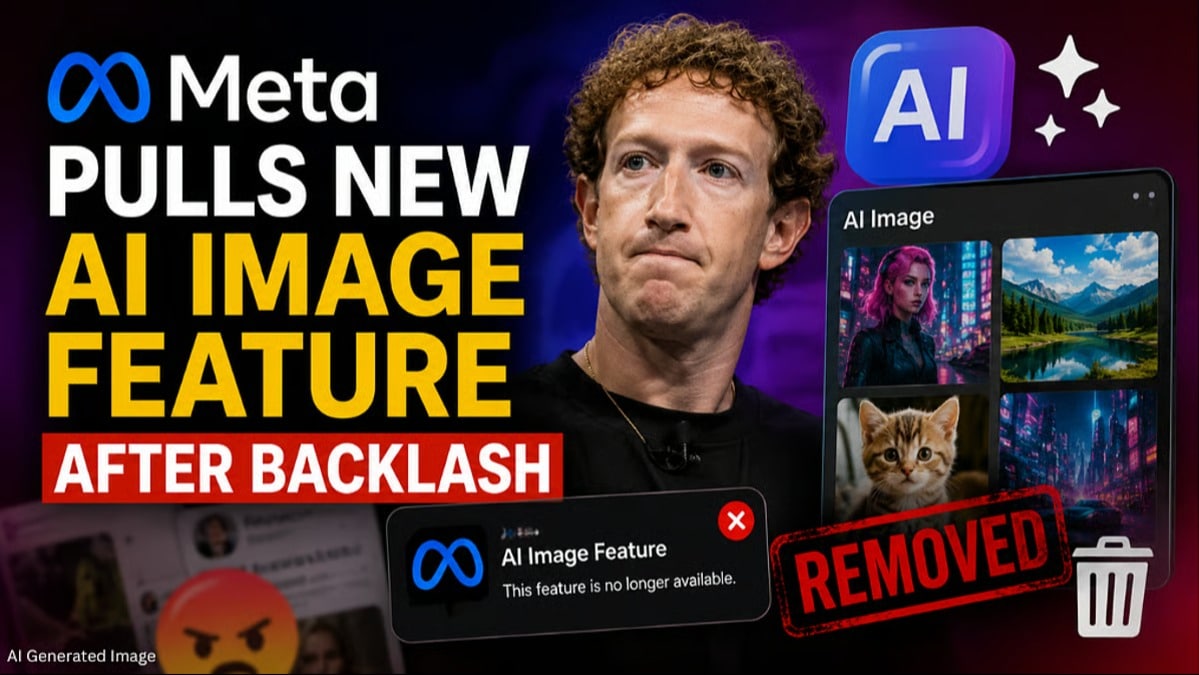Meta Removes Controversial AI Image Feature After User Backlash
